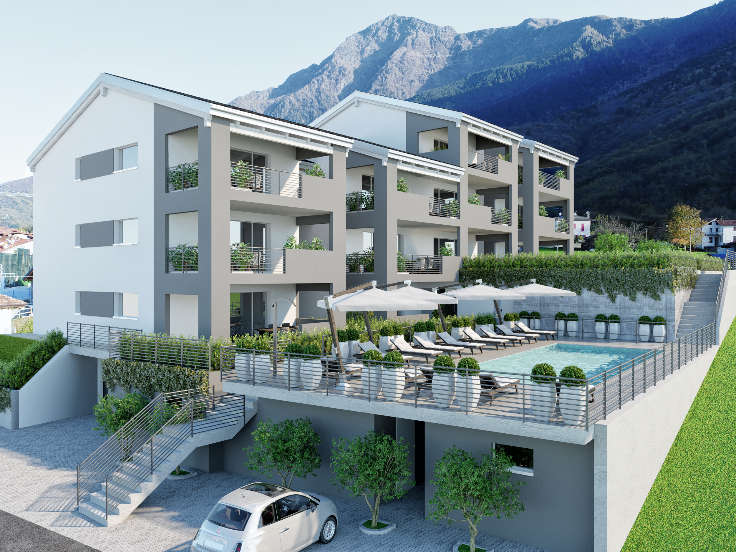Appartamenti con piscina Colico